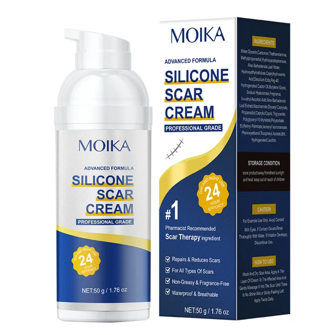MOIKA Silicone Scar Cream Dites Définitivement Adieu aux Cicatrices!